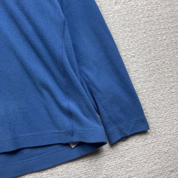 Mountain Hardwear Blue Polartec Fleece 1/2 Zip Jacket Men M Outdoor Hiking Read - Picture 3 of 15